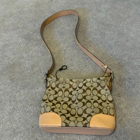 COACH Monogram Crossbody Convertible Purse - Picture 1 of 6